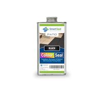 SmartSeal Patio ColourSeal - Black, 150ml Sample - Superior Patio Paint to Colour & Restore Old Concrete Paving Slabs. Easy to Apply Outdoor Floor Paint & Sealer for Concrete Paving & Flagstones
