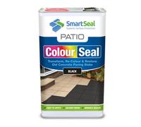 Smartseal Patio Colourseal, Black, Seal And Restore Concrete Paving Slabs, Concrete Paint For Patio, Concrete Sealer, 5L