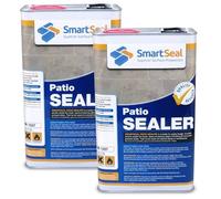 Smartseal Patio Sealer - Protects Concrete Precast Slabs, Flagstone, Paving. A Wet look patio with our Premium Patio Sealant. Easy To Apply, Stain Resistant, Concrete Sealer. Matt Finish (2 X 5 Litre)