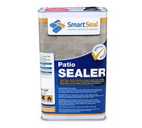 Smartseal Patio Sealer - Protects Concrete Precast Slabs, Flagstone, Paving. A Wet look patio with our Premium Patio Sealant. Easy To Apply, Stain Resistant, Concrete Sealer. Matt Finish (5 Litre)