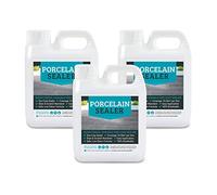 SmartSeal Porcelain Tile Sealer - 3 x 1L - Breathable, One Coat, Wet Look Porcelain Sealer for Internal & External Use. Protective, Ceramic Tile Sealant for Patios, Paths, Walls & Floors