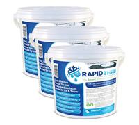 SmartSeal Rapid Thaw - Melts Snow & Ice Fast - Powerful Alternative to Rock Salt - Non Corrosive, Non Toxic & Biodegradable - Easy to Use - No Residue or Staining (3 x 20 kg)