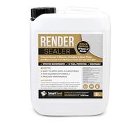 SmartSeal Render Sealer - 5L - Clear Render Sealer & Invisible Waterproof Sealant. Clear Waterproof Sealant Outdoor Suitable for All Types of Rendered Walls, Brickwork & Masonry