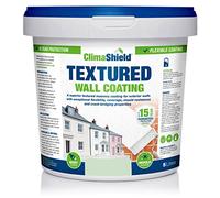 SmartSeal Textured Wall Coating - Waterproof 15yrs+ Breathable & Flexible - 12 Colours - Brick Stone Concrete & Render (Forest Dawn, 5 Litre)