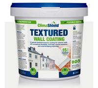 Smartseal Textured Wall Coating Brilliant White 10L, White