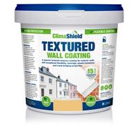 Smartseal Soft Apricot Textured Wall Coating 10L - Yellow - Wilko