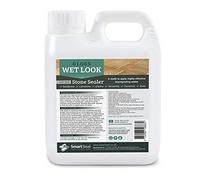 SmartSeal's Natural Stone Sealer - "Wet Look" Finish - Professional Grade, Easy To Apply Natural Stone Sealer. Durable Gloss Sealers for Sandstone, Limestone & Slate. Patio Sealers Wet Look (1 Litre)