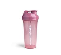 Smartshake 800ml Glossy Lite Protein Shaker Bottle - Leakproof, BPA Free Shaker for Gym, Deep Rose