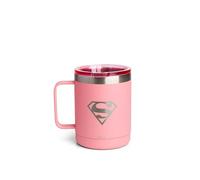 Smartshake Bohtal Insulated Coffee Mug 12 oz, Double Wall Vacuum Insulated Mug with Lid, Leakproof BPA-Free Stainless Steel Coffee Cup, Travel Mug for Hot & Cold Beverages -Supergirl Logo
