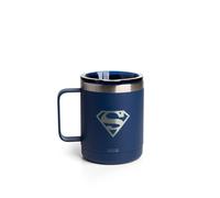 Smartshake Bohtal Insulated Coffee Mug 12 oz, Double Wall Vacuum Insulated Mug with Lid, Leakproof BPA-Free Stainless Steel Coffee Cup, Travel Mug for Hot & Cold Beverages -Superman Logo