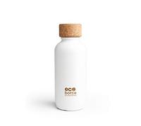Smartshake EcoBottle 650ml/ 22 oz BPA Free Water Bottle | Reusable, Recyclable, Non-Toxic & Eco-Friendly | Lightweight & Leakproof Small Flask, White