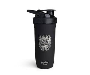 Smartshake Harry Potter Reforce Stainless Steel Protein Shaker Bottle 900 ml | 30 oz - Leakproof Screw-on Lid - BPA Free - Unisex - Non Insulated - Expecto Patronum Logo
