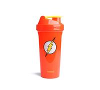 Smartshake Lite Justice League Protein Shaker Bottle 800ml - DC Comics The Flash Water Bottle, Leakproof BPA Free Gym Shaker Bottle for Protein Shakes and Protein Powder, The Flash for Men