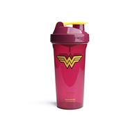 Smartshake Lite Justice League Protein Shaker Bottle 800ml - DC Comics Wonder Woman Water Bottle, Leakproof BPA Free Gym Shaker Bottle for Protein Shakes And Protein Powder, Wonder Woman