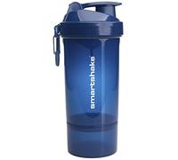 Smartshake Original2GO ONE sports shaker + container colour Navy Blue 800 ml