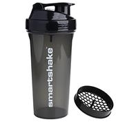 Smartshake Protein Shaker Bottle, (GLOSSY, Black)