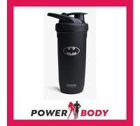 Smartshake Justice League Reforce Shaker Bottle 900ml, DC Comics Stainless Steel Protein Shaker Water Bottle, Leakproof Water Shaker Cup, Supplement Shaker for Sport & GYM, BPA-free, Batman Logo
