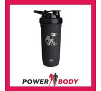 Smartshake Reforce Harley Quinn Shaker Bottle 900 ml DC Comics Stainless Steel Leakproof Water Bottle Gifts for Women, Black