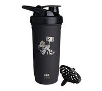 Smartshake Reforce Harley Quinn Shaker Bottle 900 ml DC Comics Stainless Steel Leakproof Water Bottle Gifts for Women, Black