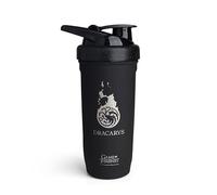 Smartshake Reforce Stainless Steel Game Of Thrones Dracarys, Shaker Bottle (900 ML /30oz) | Lightweight Resistance Sports Shaker Bottle with a Soft Lid | Leakproof, BPA Free & DEHP Free