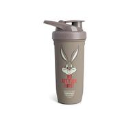Smartshake Looney Tunes Reforce Stainless Steel Protein Shaker Bottle 900 ml | 30 oz - Leakproof Screw-on Lid - BPA Free - Unisex - Non Insulated - Bugs Bunny Logo