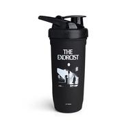 Smartshake Reforce Stainless Steel Protein Shaker Bottle 900 ml | 30 oz - Leakproof Screw-on Lid - BPA Free - Unisex - Non Insulated - The Exorcist Logo