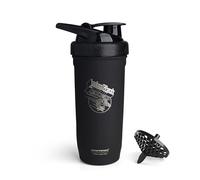 smartshake Rockband Reforce Stainless Steel Protein Shaker Bottle 900 ml | 30 oz - Leakproof Screw-on Lid - BPA Free - Non Insulated - Unisex (Judas Priest logo)