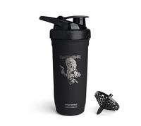 Smartshake Rockband Reforce Stainless Steel Protein Shaker Bottle 900 ml | 30 oz - Leakproof Screw-on Lid - BPA Free - Non Insulated - Unisex (Iron Maiden, Killers Logo)