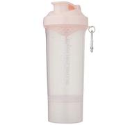 Smartshake Slim Protein Shaker Bottle 500 ml | Leakproof Gym Shaker Drink Bottle for Protein Shakes | BPA Free Protein Powder Shaker Cup for Men & Women | Cotton Pink