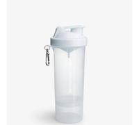Smartshake Slim sports shaker + container colour Pure White 500 ml