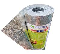 SmartSHIELD -3mm 16"x25ft Reflective Insulation Roll, Foam Core Radiant Barrier, Thermal Foil Insulation, Commercial Grade