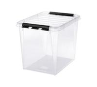 Smartstore 50 Classic Transparent Plastic Storage Box with Lid, 52L
