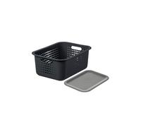 SmartStore Recycled 6L, 10L and 13L Storage Box with 3 Lids - Grey
