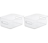 SmartStore - Compact Box M - Medium - Clear (Pack of 2)