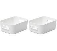 SmartStore - Compact Storage Box S - Small - White (Pack of 2)