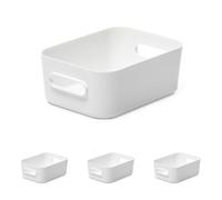 SmartStore - Compact Storage Box S - Small - White (Pack of 4)