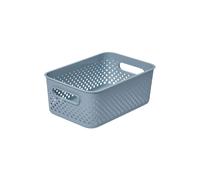 SmartStore Essence Medium White Organiser Tray 'Storage Basket', 5.6L in Pale Blue SmartStore Pale Blue M