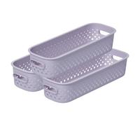 SmartStore Essence Slim Sea Salt 'Storage Tray Basket' 1.3L x 3 in Purple | Size: Small SmartStore Purple S