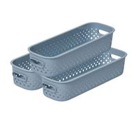 SmartStore Essence Slim Sea Salt 'Storage Tray Basket' 1.3L x 3 in Pale Blue | Size: Small SmartStore Pale Blue S