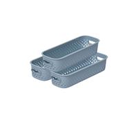 SmartStore Essence Slim Sea Salt 'Storage Tray Basket' 1.3L x 3 in Pale Blue | Size: Small SmartStore Pale Blue S