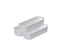 SmartStore Essence Slim Sea Salt 'Storage Tray Basket' 1.3L x 3 in White | Size: Small SmartStore White S