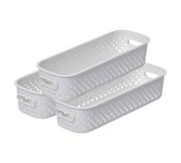SmartStore Essence Slim Sea Salt 'Storage Tray Basket' 1.3L x 3 in White | Size: Small SmartStore White S