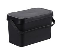 SmartStore Food Waste Caddy 5 L | Black | Kitchen Recycling and Compost | Bin with Handles | Recycled Plastic | 10-Year Guarantee | L29 x W17 x H17 cm