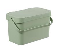 SmartStore Food Waste Caddy 5 L | Green | Kitchen Recycling and Compost | Bin with Handles | Recycled Plastic | 10-Year Guarantee | L29 x W17 x H17 cm
