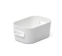 SmartStore XS Compact Storage Box, Extra Small White, Polypropylene, Ideal for Kitchen & Fridge Organisation, Durable & Stackable