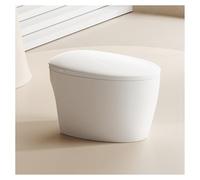 SmartSylva Smart Toilet with Basic Intelligent Function, Elongated Egg Shape, Tankless Smart Toilet with Heated Seat, Auto Flush, Foot Kicking Flush, Night Light,
