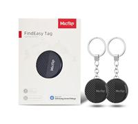 SmartTag Tracker Compatible with Samsung SmartThings, Bluetooth Finder Locator for Keys Wallet Luggage, Reverse Phone Find, IP65 Water-Resistant, 7-Day Location History, 2 PCS (Samsung Only)