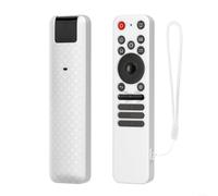 SmartTV Remote Silicone Case For LG MR25GA 2025, Anti-Slip Protective Cover With Lanyard For C5/B5/G5/M5 Series, Lightweight Shockproof Design In 5 Colors(White)