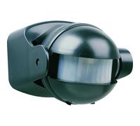 Smartwares 10.017.11 PIR Motion Detector 180° Black IP44 Auto Lighting