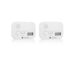 Smartwares Carbon Monoxide Alarm & Detector 2-Pack. Detects Dangerously High Levels Of Co